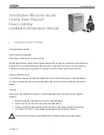 Preview for 5 page of Bindicator SonoTracker Ultrasonic Liquid Level Installation & Operation Manual