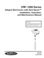 Bindicator VRF-1000 Series Installation, Operation And Maintenance Manual preview