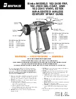 Binks 102-2400 Instruction Manual preview