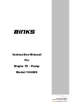 Предварительный просмотр 1 страницы Binks 104009 Instruction Manual