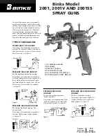 Binks 2001 Instruction Manual preview