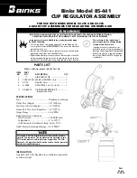 Binks 85-441 Assembly Manual preview