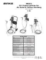 Предварительный просмотр 1 страницы Binks MX432 Manual