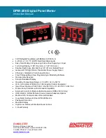 Предварительный просмотр 1 страницы BINMASTER DPM-200 Instruction Manual