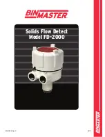 Предварительный просмотр 2 страницы BINMASTER FD-2000 Manual