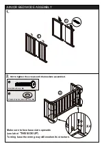 Предварительный просмотр 9 страницы BINO Hampton Cot bed Instructions Manual