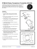 Binsfeld RT406-2C Instruction Manual предпросмотр