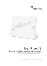 Предварительный просмотр 1 страницы bintec elmeg be.IP swift Quick Start Manual