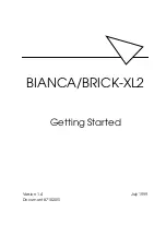 Предварительный просмотр 1 страницы BinTec BIANCA/BRICK-XL2 Getting Started