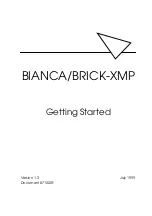 Предварительный просмотр 1 страницы BinTec BIANCA/BRICK-XMP Getting Started