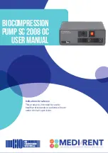 Bio Compression Systems SC 2008 OC User Manual предпросмотр