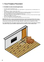 Предварительный просмотр 4 страницы Bio Fireplace Group Foco 1000 Installation Manual