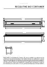 Предварительный просмотр 4 страницы BIO FIRES REGULATING BIO CONTAINER 75 Specification & Installation Instructions