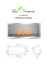 Bio	Flame XL FIREBOX SS Installation Instructions Manual preview