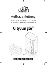 Предварительный просмотр 1 страницы Bio Green CityJungle Installation Manual