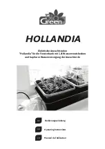 Bio Green Hollandia Operating Instructions Manual предпросмотр