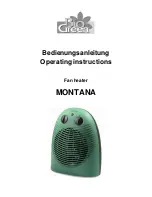 Bio Green MONTANA Operating Instructions Manual preview