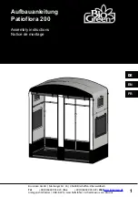 Preview for 1 page of Bio Green Patioflora 200 Assembly Instructions Manual