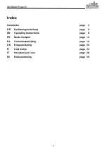 Preview for 2 page of Bio Green WARMAX POWER 5 Installation And Operating Instruction