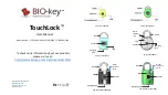 Предварительный просмотр 1 страницы BIO-key TouchLock CTTFL0409 User Manual