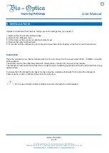 Preview for 11 page of Bio-Optica 40-300-203 User Manual