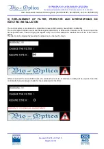 Предварительный просмотр 18 страницы Bio-Optica 50-090-001 User And Service Manual