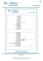 Предварительный просмотр 18 страницы Bio-Optica BCP170 User Manual