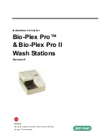 Предварительный просмотр 1 страницы BIO RAD Bio-Plex Pro Instructions For Use Manual