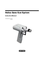 Предварительный просмотр 1 страницы BIO RAD Helios Gene Gun System Instruction Manual