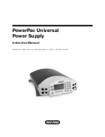 Предварительный просмотр 1 страницы BIO RAD PowerPac Universal Power Supply Instruction Manual