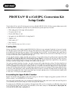 Preview for 1 page of BIO RAD PROTEAN II xi CELL Setup Manual