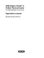 Предварительный просмотр 2 страницы BIO RAD PTC-0240 Operation Manual