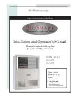 Предварительный просмотр 1 страницы Bio Smart Technologies Bio-1200F Installation And Operator'S Manual