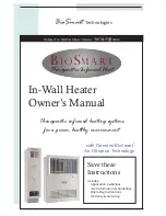 Preview for 1 page of Bio Smart Technologies BioSmart 1000F Owner'S Manual