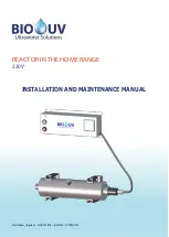 BIO UV HOME 2 -230V Installation And Maintenance Manual preview