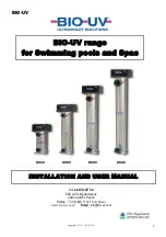 Предварительный просмотр 1 страницы BIO UV UV10 Installation And User Manual