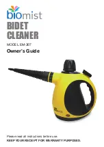 bioBidet BioMIST EM-307 Owner'S Manual preview