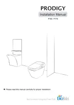 bioBidet Prodigy P700 Installation Manual preview