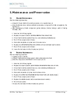 Preview for 57 page of Biocontrol CL-10 Plus User Manual