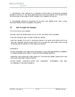 Preview for 75 page of Biocontrol CL-10 Plus User Manual