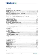 Preview for 2 page of Biocontrol HHR 3000 PRO Programmer'S Manual