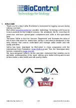 Preview for 1 page of Biocontrol VaDia Startup Manual