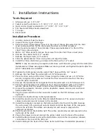 Preview for 6 page of biodex 840-000, Installation Instructions Manual