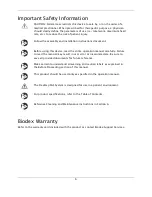 Preview for 6 page of biodex 950-487 Instructions For Use And Assembly