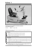 Preview for 2 page of biodex Biostep 2 Application/Operation Manual