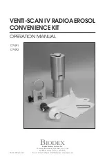 Предварительный просмотр 1 страницы biodex Venti-Scan IV Operation Manual