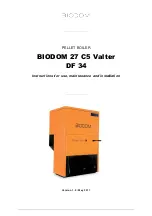 Предварительный просмотр 1 страницы Biodom 27 C5 Valter DF 34 Instructions For Use, Maintenance And Installation Manual