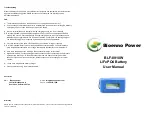 Предварительный просмотр 2 страницы Bioenno Power BLF-0910W User Manual