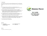 Предварительный просмотр 2 страницы Bioenno Power BLF-1209W User Manual