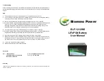 Предварительный просмотр 2 страницы Bioenno Power BLF-1212WS Instructions For Use